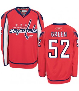 NHL Mike Green Washington Capitals Red Premier Home Reebok Jersey - Green