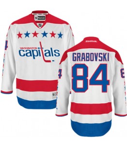 NHL Mikhail Grabovski Washington Capitals Premier Third Reebok Jersey - White