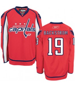 NHL Nicklas Backstrom Washington Capitals Authentic Home Reebok Jersey - Red