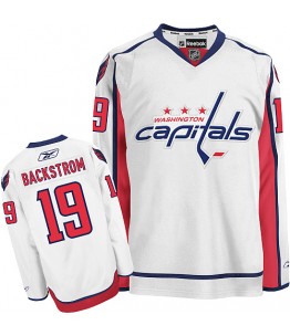 NHL Nicklas Backstrom Washington Capitals Authentic Away Reebok Jersey - White