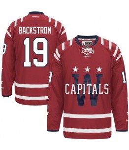 NHL Nicklas Backstrom Washington Capitals Premier 2015 Winter Classic Reebok Jersey - Red