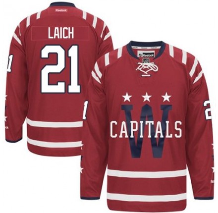 NHL Brooks Laich Washington Capitals Authentic 2015 Winter Classic Reebok Jersey - Red