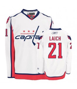 NHL Brooks Laich Washington Capitals Premier Away Reebok Jersey - White