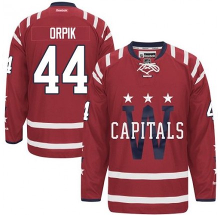 NHL Brooks Orpik Washington Capitals Authentic 2015 Winter Classic Reebok Jersey - Red