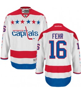 NHL Eric Fehr Washington Capitals Authentic Third Reebok Jersey - White