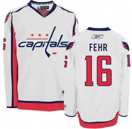 NHL Eric Fehr Washington Capitals Premier Away Reebok Jersey - White