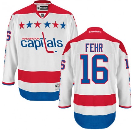 NHL Eric Fehr Washington Capitals Premier Third Reebok Jersey - White