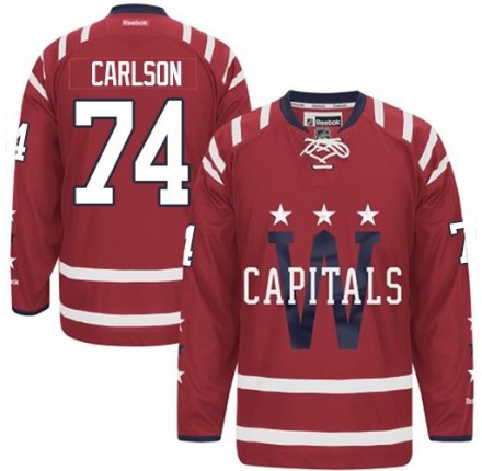 NHL John Carlson Washington Capitals Authentic 2015 Winter Classic Reebok Jersey - Red